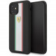 Чехол Ferrari On-Track Silicone case Stripes Hard для iPhone 11, цвет Черный (FESPIHCN61BK)