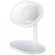 Зеркало-светильник Momax Q.Led Mirror Wireless Charger and Bluetooth Speaker QL3 с беспроводной зарядкой и Bluetooth-динамиком, цвет Белый