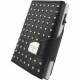 Кожаный кошелек TRU VIRTU CLICK&SLIDE Punk, цвет Черный панк/Серебристый (PK-silver)