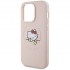 Чехол Hello Kitty PU Leather Kitty Asleep Hard (MagSafe) для iPhone 15 Pro, цвет Розовый (HKHMP15LPMHSKP)