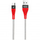 Кабель Hoco U32 Unswerving Micro-USB 2.4 А 1.2 м, цвет Красный