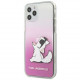 Чехол Karl Lagerfeld PC/TPU Choupette Fun Hard для iPhone 12 Pro Max, цвет Розовый градиент (KLHCP12LCFNRCPI)