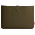 Чехол Bustha JUMP Slim Sleeve Leather для MacBook Air/Pro 13&quot;/14&quot; (18/22), цвет Оливковый (Olive) (BST755379)