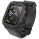 Водонепроницаемый чехол Catalyst Waterproof для Apple Watch 4/5/6/SE 44 мм, цвет Черный/Серый (CAT44WAT4GRY)