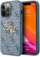 Чехол Guess PU 4G Big metal logo Hard для iPhone 13 Pro, цвет Синий (GUHCP13L4GMGBL)