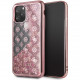 Чехол Guess Liquid glitter 4G Peony Hard для iPhone 11 Pro, цвет Розовый (GUHCN58PEOLGPI)