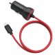 Автомобильное зарядное устройство Anker с кабелем Lightning, цвет Черный/Красный (А2307011)