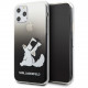 Чехол Karl Lagerfeld TPU/PC collection Choupette Fun Hard для iPhone 11 Pro Max, цвет Черный градиент (KLHCN65CFNRCBK)
