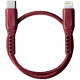 Кабель Uniq Flex strain relief USB Type-C - Lightning MFI 30 см, цвет Красный (FLEX030(CTMFI)-RED)