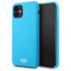 Чехол MINI Liquid silicone Hard для iPhone 11, цвет Голубой (MIHCN61SIBL)