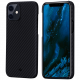 Чехол Pitaka MagEZ Case для iPhone 12, цвет Черный/Серый (Twill) (KI1201M)