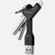 Кабель-брелок Nomad Key Lightning для iPhone, цвет Черный