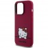 Чехол Hello Kitty Liquid silicone Dreaming Kitty Hard для iPhone 14 Pro, цвет Красный (HKHCP14LSKCDKP)