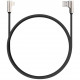 Кабель Aukey 90 Degree Braided Nylon Sync&Charge Cable USB - Lightning 1.2 м, цвет Черный (CB-BAL6)