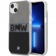 Чехол BMW Signature PC/TPU Horizontal Big logo Hard для iPhone 13, цвет Прозрачный/Черный (BMHCP13MPCUWMBK)