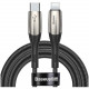 Кабель Baseus Horizontal Data Cable USB Type-C - Lightning PD 18 Вт 2 м, цвет Черный (CATLSP-B01)