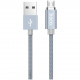 Кабель Hoco U40A Magnetic Adsorption Charging Cable Micro-USB 2 А 1 м, цвет Серый