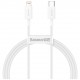 Кабель Baseus Superior Series Fast Charging Data Cable Type-C to Lightning PD 20W 1.5 м, цвет Белый (CATLYS-B02)