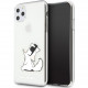 Чехол Karl Lagerfeld TPU/PC collection Choupette Fun Hard для iPhone 11 Pro Max, цвет Прозрачный градиент (KLHCN65CFNRC)