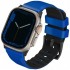 Ремешок Uniq Linus Airosoft silicone strap для Apple Watch 49/45/44/42 мм, цвет Синий (49MM-LINUSRBLU)