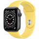 Умные часы Apple Watch Series 6 GPS, 44 мм, корпус из алюминия цвет "Серый космос", спортивный ремешок цвет "Имбирь"