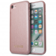 Чехол Guess Iridescent Hard PU для iPhone 7/8/SE 2020, цвет "Розовое золото" (GUHCI8IGLRG)