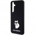 Чехол Karl Lagerfeld Liquid silicone NFT Choupette Hard для Galaxy S24 Plus, цвет Черный (KLHCS24MSNCHBCK)