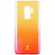Чехол Baseus Glaze Case для Galaxy S9 Plus, цвет Розовый (WISAS9P-GC04)