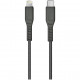 Кабель Uniq Flex strain relief USB Type-C - Lightning MFI 1.2 м, цвет Серый (FLEX(CTMFI)-GREY)