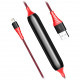 Кабель Rock Emergency Charg Mobile 2-in-1 Power Bank & Cable Lightning-USB со встроенным аккумулятором, цвет Красный (RCB0622)