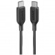 Кабель Anker PowerLine III USB Type-C - USB Type-C (60W) 0.9 м, цвет Черный (A8852H11)