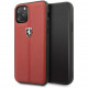 Чехол Ferrari Heritage W Hard Leather для iPhone 11 Pro, цвет Красный (FEHDEHCN58RE)
