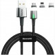 Кабель Baseus Zinc Magnetic Cable Kit Lightning + USB Type-C + Micro USB 2 м, цвет Черный (TZCAXC-B01)