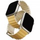 Ремешок Uniq Revix Premium Ed. Leather/Silicone для Apple Watch 49/45/44/42 мм, цвет Канареечно-желтый/Слоновая кость (45MM-REVPCYELIVY)