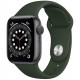 Умные часы Apple Watch Series 6 GPS, 40 мм, корпус из алюминия цвет "Серый космос", спортивный ремешок цвет Темно-зеленый
