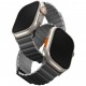 Ремешок Uniq Revix Premium Ed. Leather/Silicone для Apple Watch 49/45/44/42 мм, цвет Уголь/Пепельно-серый (45MM-REVPCHRAGRY)