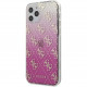 Чехол Guess PC/TPU 4G Hard для iPhone 12/12 Pro, цвет Розовый градиент (GUHCP12MPCU4GGPI)