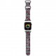 Ремешок Hello Kitty Liquid silicone Bows and Stripes для Apple Watch 41/40/38 mm, цвет Черный (HKAWMSDIEZK)