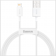 Кабель Baseus Superior Series Fast Charging Data Cable USB to Lightning 1 м, цвет Белый (CALYS-A02)