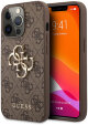 Чехол Guess PU 4G Big metal logo Hard для iPhone 13 Pro Max, цвет Коричневый (GUHCP13X4GMGBR)