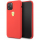Чехол Ferrari On-Track SF Silicone Case Hard TPU для iPhone 11 Pro, цвет Красный (FESSIHCN58RE)