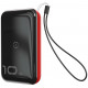Портативный аккумулятор Baseus Mini S Bracket 10W Wireless Charger Power bank 10000 мАч 18 Вт, цвет Черный/Красный (PPXFF10W-19)