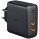 Сетевое зарядное устройство Aukey Focus Duo PD USB-C 63W, цвет Черный (PA-D5)