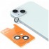 Защитное стекло Blueo Camera lens Armor metal 2 шт. (+installer) для камеры iPhone 15/15 Plus, цвет Синий (BM2541-15-BLU)