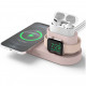 Силиконовая подставка Elago MS MagSafe Charging Hub Trio 1 (без ЗУ и кабеля), цвет Розовый песок (EMSHUB-TRIO1-SPK)