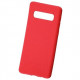 Чехол NewLevel Fluff TPU Hard для Galaxy S10, цвет Красный (NL-FLUF-S10-RED)