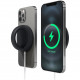 Силиконовый держатель Elago MagSafe Grip stand для зарядного устройства iPhone (без ЗУ и кабеля), цвет Черный (EMSGRIP-BK)