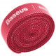 Держатель для проводов  Baseus Rainbow Circle Velcro Straps 1 м, цвет Красный (ACMGT-E09)
