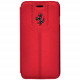 Чехол-книжка Ferrari Montecarlo Booktype для iPhone 6/6S, цвет Красный (FEMTFLBKP6RE)