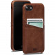 Кожаный чехол Sena Snap-On Wallet для iPhone 7/8/SE 2020, цвет Коричневый (SFD28406ALUS)